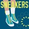 SNEAKERS Word And Legs In Sneakers