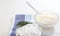 Snezhanka  Snow white salad or Tzatziki, tarator dip and yogurt