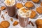 Snickerdoodle milkshake or smoothie