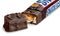 Snickers chocolate bar made by Mars, Incorporated