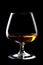 Snifter glass of cognac