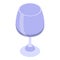 Snifter glass icon, isometric style