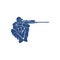 Sniper army logo design template, vector graphics to design