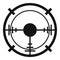 Sniper elite aim icon, simple style