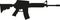 Sniper rifle silhouette