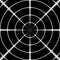 Sniper white cross hair or target on the black background