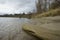 Snohomish river beach running Washington