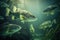 Snook Fish Underwater Lush Nature by Generative AI