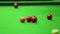 Snooker ball in game