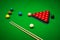 Snooker balls set