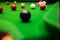 snooker - black ball shot