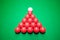 Snooker initial ball position