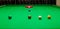 Snooker table opening frame