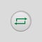 snooze button colored icon. Element of player buttons for mobile concept and web apps. Detailed snooze button icon can be used for