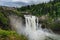Snoqualmie Falls famous waterfall in Washington USA