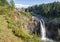 Snoqualmie Falls, a waterfall on the Snoqualmie River, east of Seattle, Washington