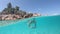 Snorkel Seychelles split view
