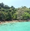 Snorkeling spot on the island during daytime