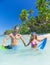 Snorkeling Swimming Summer Vacation Relaxing Concept
