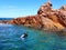 Snorkelling in a Tidal Rock Pool