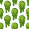 Snot seamless pattern. Snivel ornament. Booger background. Green