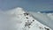 Snow Alp mountain range landscape