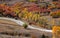 Snow basin Utah during autumn time