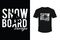 Snow Board Savage T-shirt design
