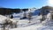 Snow cannons for artificial snowing in action during winter season in Park Snow resort Donovaly ski center, central Slovakia.