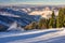 Snow cannons making artifical snow on Laliky slope on Velka Raca - Oscadnica ski resort