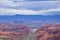 Snow Canyon Overlook, views from the Red Mountain Wilderness hiking trail head, State Park, St George, Utah