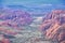 Snow Canyon Overlook, views from the Red Mountain Wilderness hiking trail head, State Park, St George, Utah