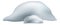 Snow cap. Realistic winter snowy element. Snowfall pile on roof, christmas decorative 3d frozen object. Cold season