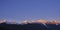 Snow capped meili mountains at sunrise, yunnan, china