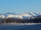 Snow capped mountains along the Haines Highway