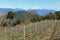 Snow capped mountains of Montseny