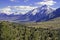 Snow Capped Mountains, Sierra Nevada Range, California