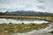 Snow capped Parinacota volcano