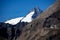 The snow-capped peak of Austria`s highest mountain, the Grossglockner