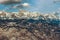 Snow-capped Triglav mountain in winter, a majestic peak in the Julian Alps of Slovenia