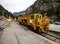 Snow cleaning train at Switzerland 2