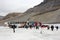 Snow-coach in Columbia Ice field