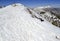 Snow covered alpine terrain on Griffith Peak near Charleston Peak in the Mount Charleston region