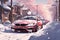 Snow-covered Cars - Generative AI