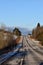 Snow Covered Country Road at Dawn