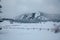 Snow covered FlatIrons in Boulder