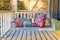 Snow Covered Front Porch