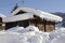 Snow covered house