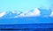 A Snow Covered Isle Of Arran as seen from Troon North Shore, South Ayrshire