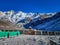 Snow covered Kedarnath Dham beautiful Uttrakhand mountain photography